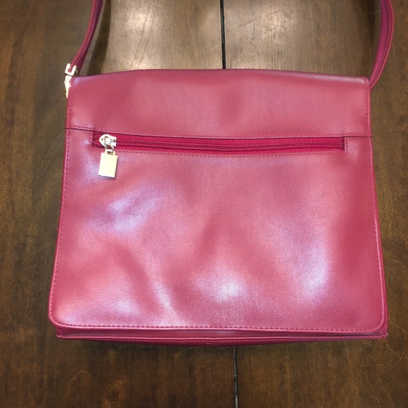 Red Liz Claiborne Handbag Purse - Picture 3 of 16